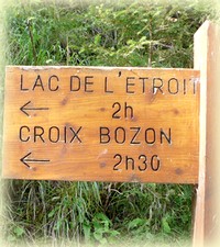 Randonnée `Lac de l`étroit et croix de Bozon` - Savoie - Les Randos de Loulou